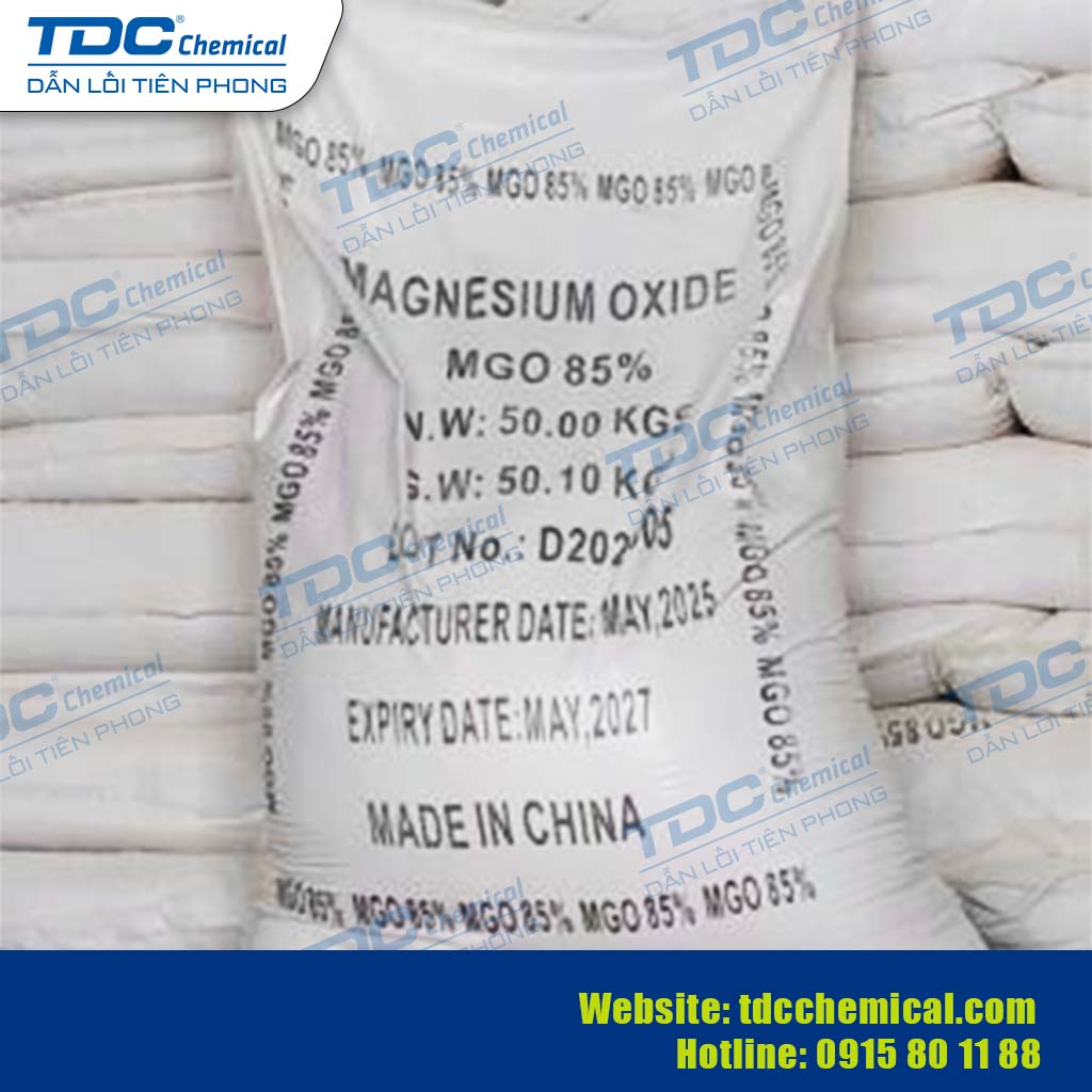Hóa Chất Magnesium Oxide (MgO) 85% - Bao 50kg