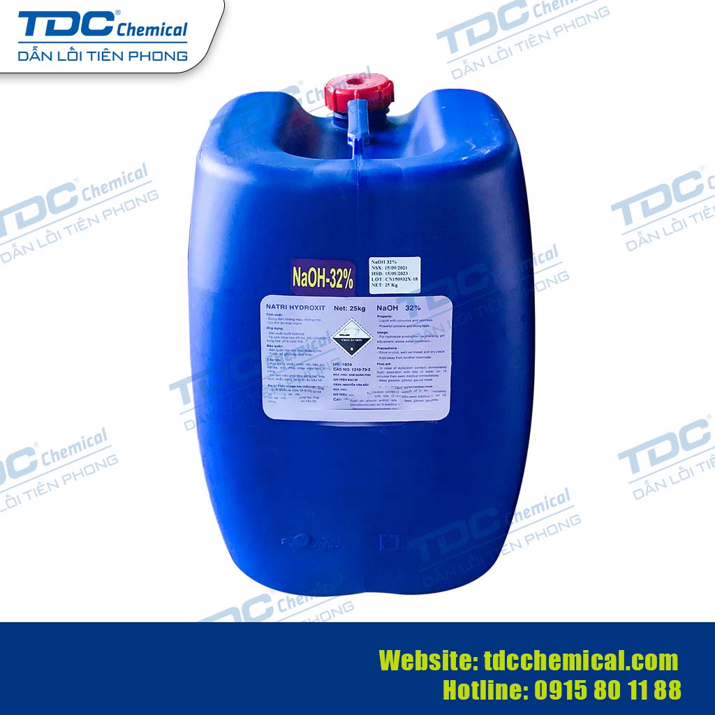 Hóa Chất Xút Lỏng NaOH 20% - 50% (Natri Hydroxit) - Việt Nam